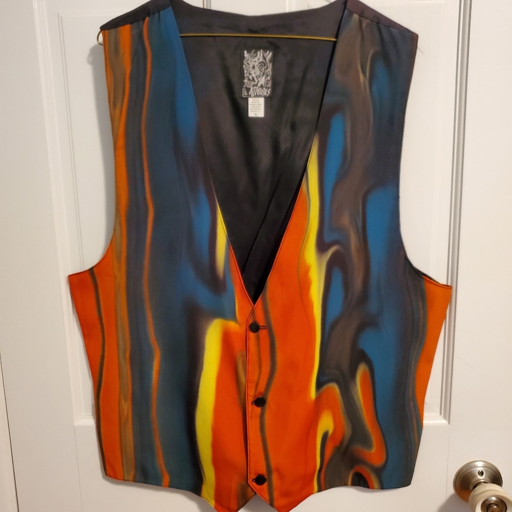 Attitudes Men's Vintage Multicolor Vest